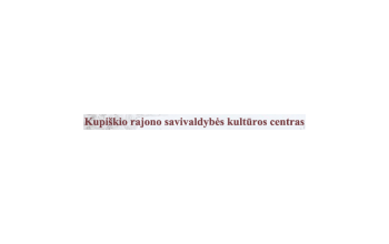 Kupiškio r. savivaldybės kultūros centras